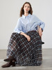 【百图lulu定制】【潮汐半裙】  复古格子   百褶半身裙  A字半裙 商品缩略图4
