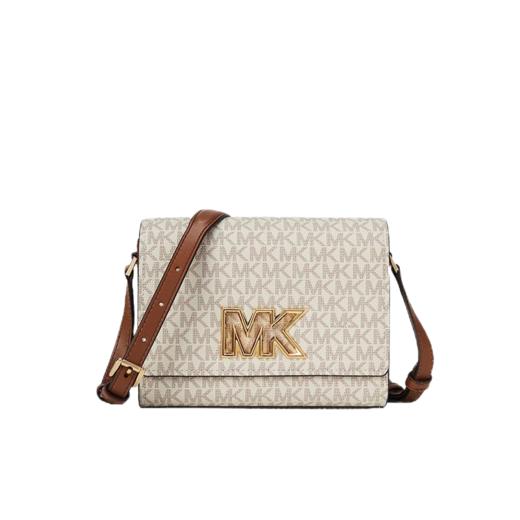 MIMI SM FLAP MESSENGER香草白/牛皮棕 商品图4