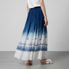 【林栖设计小店】植物染色|手工青花蓝宽松层次感2026春新款苎麻半身裙1961175 商品缩略图5