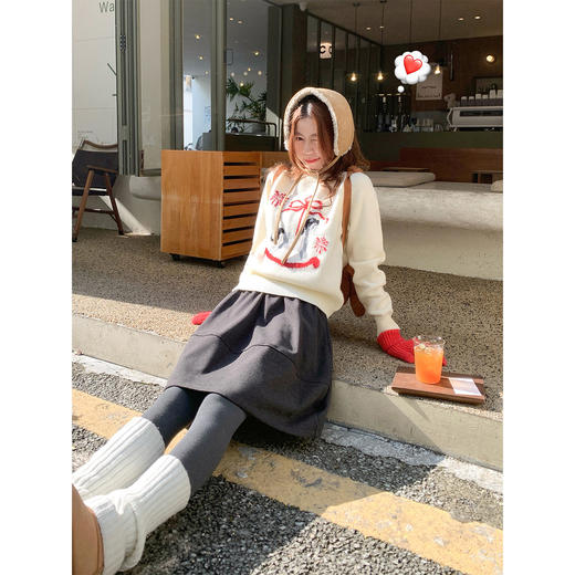 <曾小咸推荐>2.25现货秒杀 ！微信超特价！韩系刺绣毛衣 日常179.99 立减90 秒杀89.99！！ 商品图3