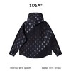 SDSA男装2026新款高贵轻奢韩版潮牌撞色十字印花按扣连帽衬衫百搭 商品缩略图4
