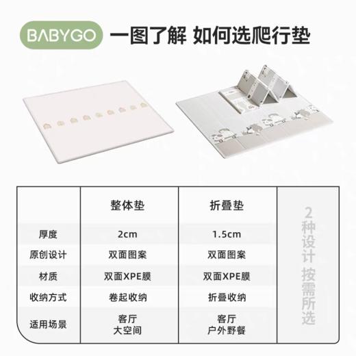BABYGO XPE/布面整体垫 商品图2