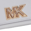 【品牌】MK Mimi 小号 Logo 金属精致单肩包斜挎女包白色 商品缩略图1