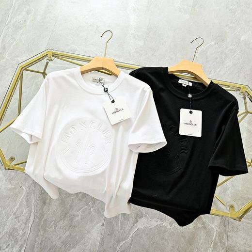 蒙口2026春夏新款经典凹凸印短袖T恤 商品图0