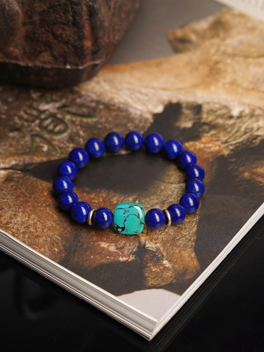 青金绿松手串 商品图0