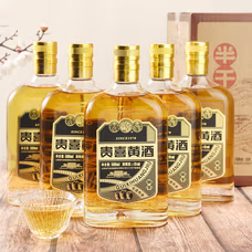 贵喜山西非遗代州黄酒 半干醇香黄酒15度500ml*6瓶装/箱
