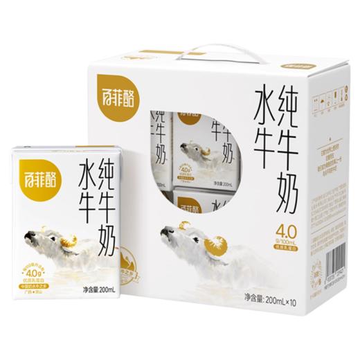 百菲酪水牛奶广西水牛奶4.0g蛋白早餐奶 商品图1