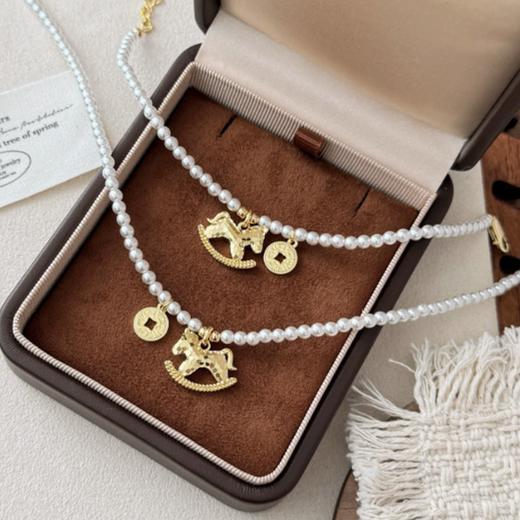 碎冰冰小马项链手链 | 一抹精致鎏光，点亮新年穿搭，百搭又显肤白 商品图3