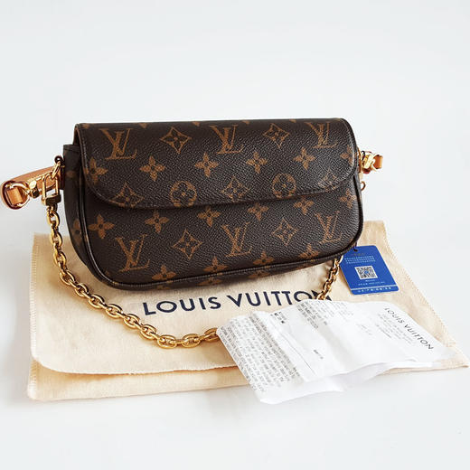 【98新】LV路易威登M81911棕色老花IVY腋下包链条包单肩包女士310126AK04 商品图1