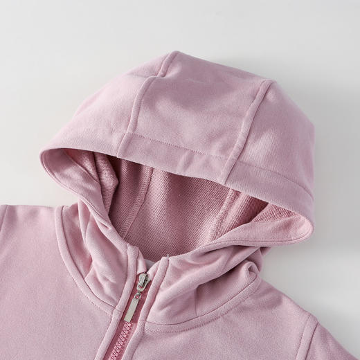 【10A抗菌】棉花堂春款牛仔刺绣标俏皮萌趣针织连帽外套童装FA61058 商品图8