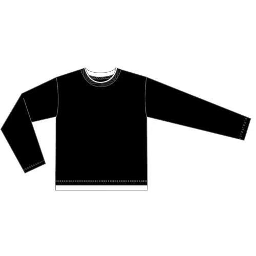 佐丹奴女装26年新款全棉平纹长袖净色T恤衫05326207 商品图1