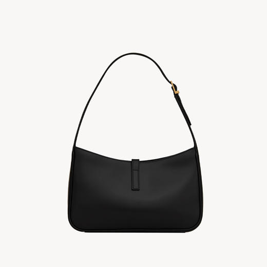 SAINT LAURENT 圣罗兰 女士金属徽标LE 5 À 7光滑皮革手袋 黑色 657228 2R20W 1000 商品图3