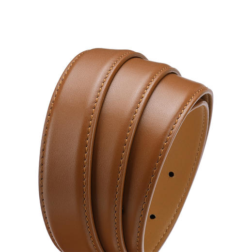 6923279440626 金利来goldlion 【节日送礼】女式皮带女式腰带【牛皮】时尚板扣装饰腰带 商品图3