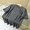 芬迪新款小怪兽恶魔眼睛意式轻奢2026春夏季重工刺绣F系棉质男士圆领短袖T恤 商品缩略图3