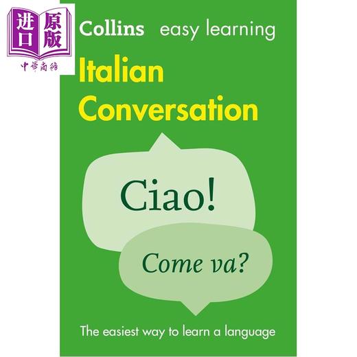 【中商原版】柯林斯易学意大利语会话 第2版 意大利语口语日常表达 Collins Easy Learning Italian Conversation 2nd edition 商品图0