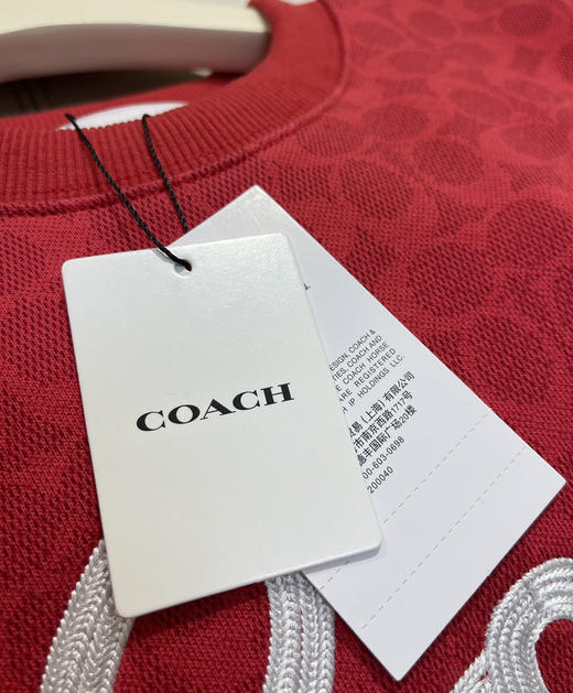 正品Coa*h蔻*女士飞马刺绣针织卫衣020602 商品图3