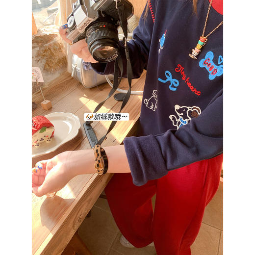 <曾小咸推荐>2.24现货秒杀 ！微信超特价！卡通印花加绒长袖t恤 日常169.99 立减100 秒杀69.99！！ 商品图4