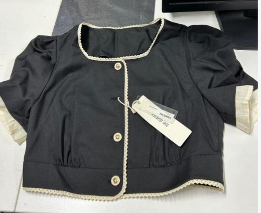 【直播专供款】ENJOY2023年夏季方领撞色香风套装 152942806 商品图0