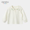 Cucutas女幼童长袖T恤CY26SPW613米白80#-120# 商品缩略图0