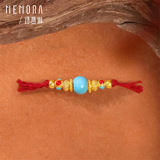 缤纷珐琅足金路路通转运珠 一物多戴项链手链挂饰 MEMORA诗普琳HP933101、HP933001（线上专供） 商品图7