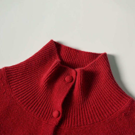 秋冬新款女式长袖针休闲织高领羊绒衫L805999 商品图3