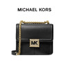 【品牌】 MK  Sonia 小号Logo金属链条皮质斜挎小方包 黑色 商品缩略图0