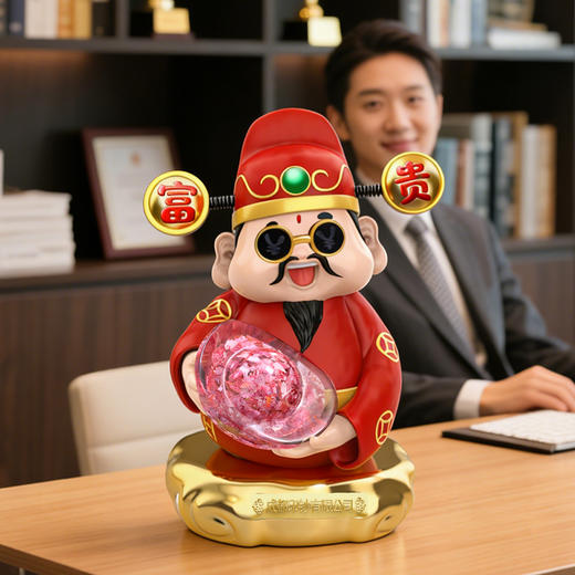 【成都印钞】碎钞财神爷摆件 商品图9