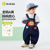 嘟嘟家儿童背带裤卡通春季男童裤子宝宝牛仔裤洋气女童可爱童装潮D6AKZ161 商品缩略图1