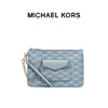 【品牌】 MK  Jet Set Item 大号印花金属链条手拿包淡蓝色 商品缩略图0