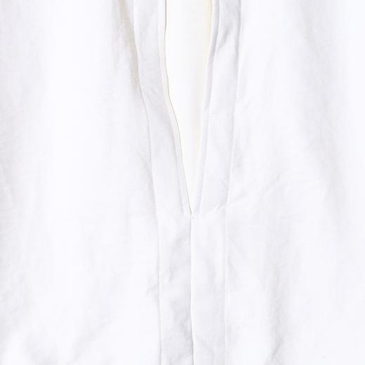 SDSA男装2026新款高贵轻奢韩版简约拼接前短后长套头立领衬衫百搭 商品图2