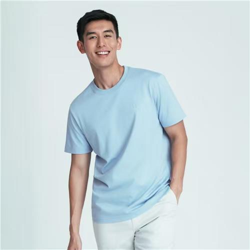 佐丹奴男装26年新款索罗娜弹力保型平纹短袖T恤衫01026216 商品图1