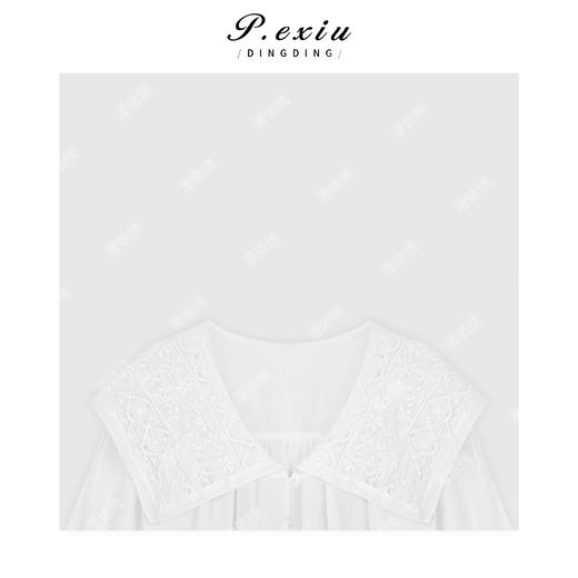 04-2潘依绣丁丁宠粉法式大翻边海军领衬衣Q28893 商品图2