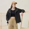 谜底连帽短款风衣外套女2025秋季新款休闲百搭宽松夹克257MW7844 商品缩略图3