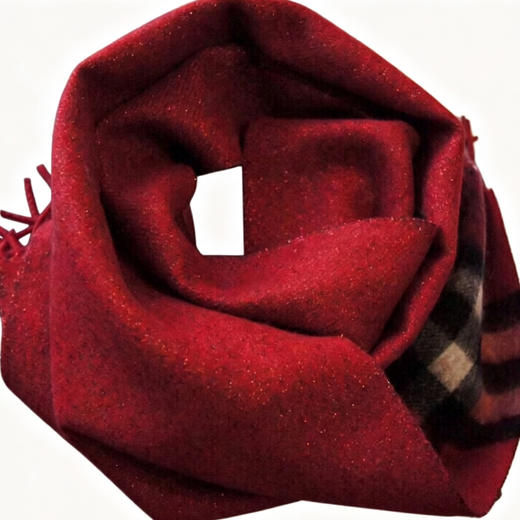 巴布瑞羊绒围巾。 自己备注颜色 商品图7