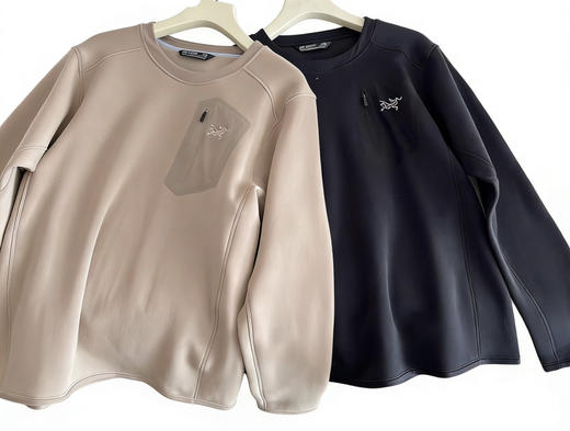 抓绒卫衣  灰驼色。黑色。只有M S 商品图6