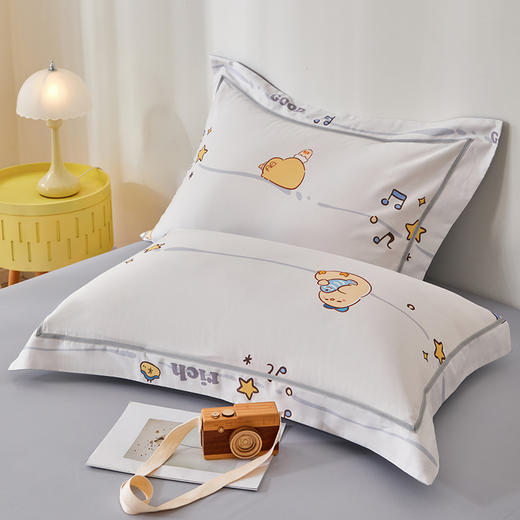 多喜爱 60S新疆长绒棉套件 Qi可Qi克-早安奇可/愿望奇克/奇克日记/奶油蜜瓜【新疆长绒棉】【缎纹工艺】【7A抗菌】【礼盒包装】 商品图8