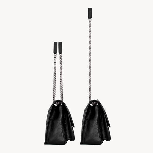 【四】SAINT LAURENT 圣罗兰 女士 NIKI 复古皮革中型手袋 黑色 633158 0EN04 1000 商品图4