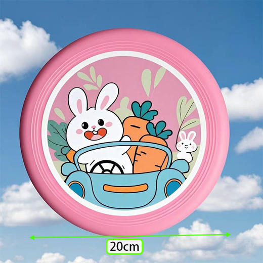 【户外运动必备❗️安全不伤人】卡通飞盘儿童软飞盘运动新款户外手抛飞天镖幼儿园亲子男女孩玩。jd 商品图3