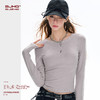 FTT Flythetruth 休闲高智长袖t恤女夏圆领微弹亲肤软糯显瘦上装 商品缩略图2