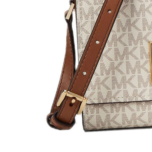 MIMI SM FLAP MESSENGER香草白/牛皮棕 商品图1