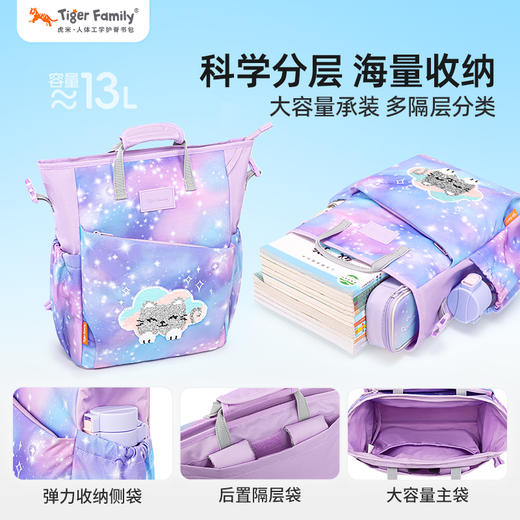 【小土大橙子达播】tigerfamily三用补习袋户外文具袋可手提单双肩包补习通勤包 商品图2