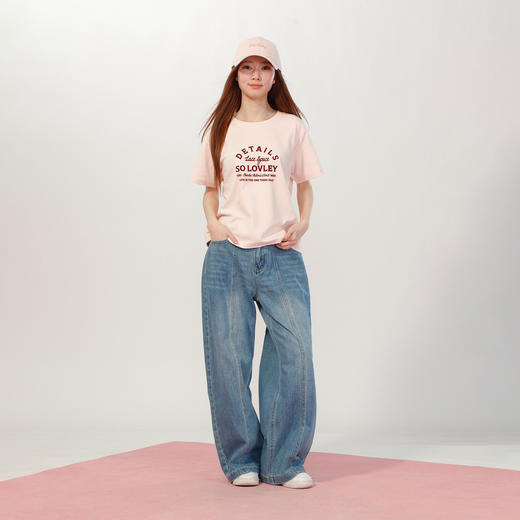 可爱柔软百搭短袖T恤-纪念日百货门店同款169493390 商品图1