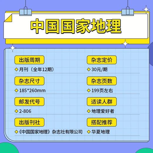 《中国国家地理》杂志订阅/单期 已更新至2026年二月刊（第2期） 自然旅游地理知识人文景观期刊杂志 商品图1