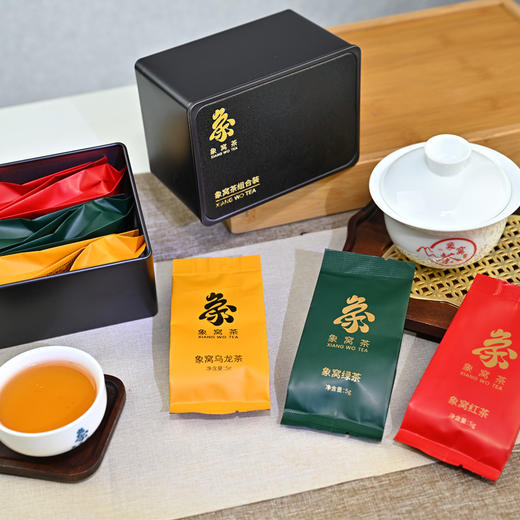 象窝高山茶花香红茶+绿茶+乌龙茶组合尝鲜装 商品图1