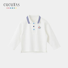 Cucutas男幼童长袖T恤CY26SPW530米白80#-120#
