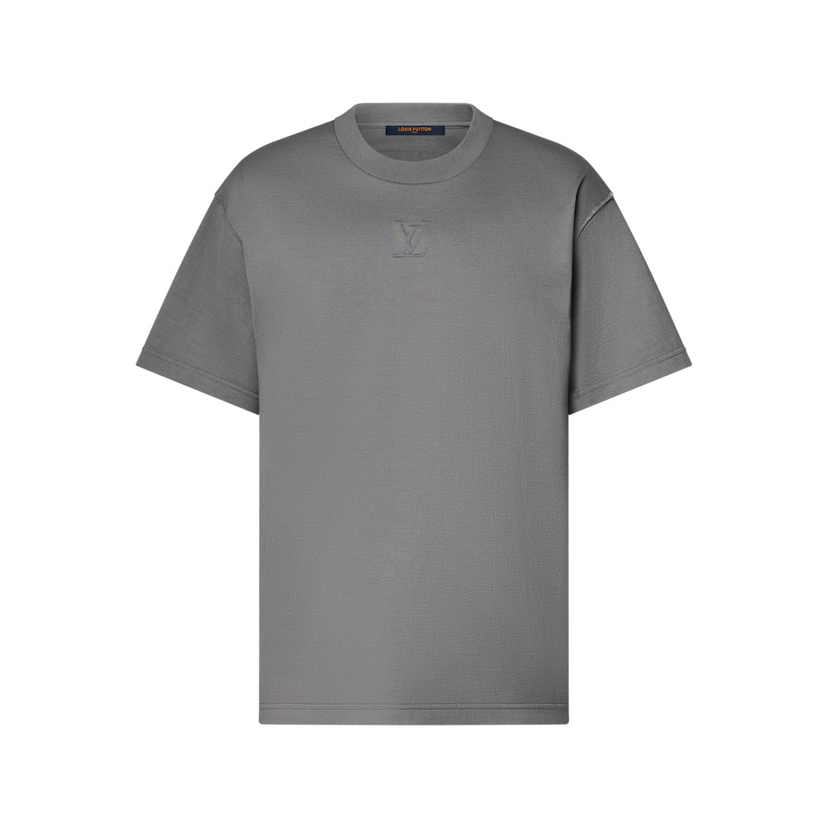 L-T （男装）灰色压纹T恤