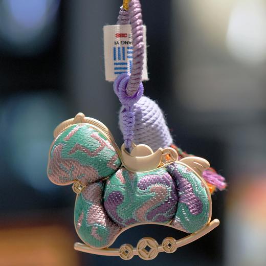 宋锦鬃毛马 马上有钱挂坠 商品图0