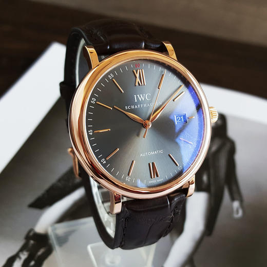 【95新】IWC 万国IW356511自动机械机芯日期显示40MM（男款）柏涛菲诺系列18K包金（表壳有更换非原厂）100126AK04 商品图2