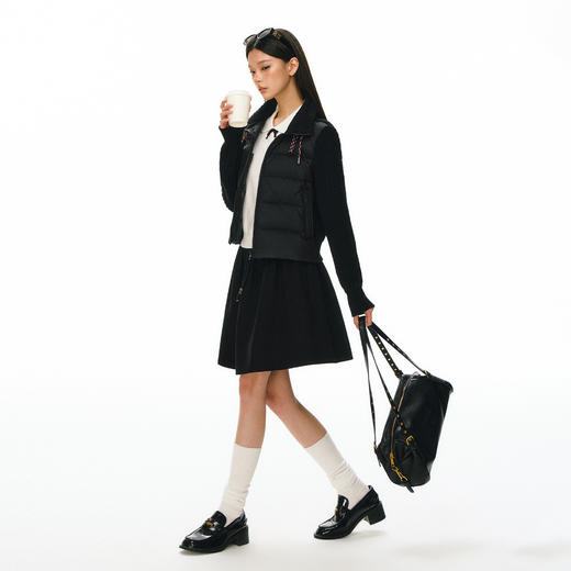 Ariseism 美式复古设计感绑带拼接羽绒服女冬季新款保暖上衣外套 商品图3