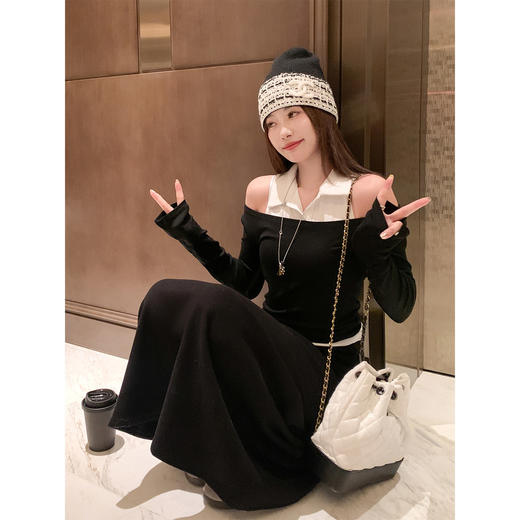 <曾小咸推荐>2.24现货秒杀 ！微信超特价！韩系加绒a字裙 日常159.99 立减90 秒杀69.99！！ 商品图4